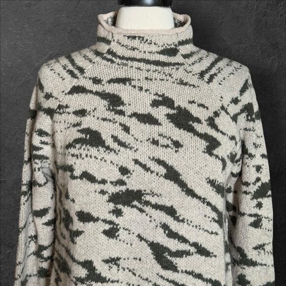 Madewell Thornton Mock Neck Sweater Womens Sz XS Alpaca Blend Oversized 42" Bust - Picture 3 of 10